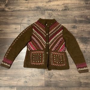 Newari Icelandic Design Cardigan Womens S/M